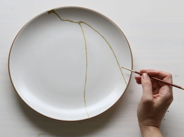 My dear heart "Kintsugi" (Made with pure gold alloy ) - Image 11